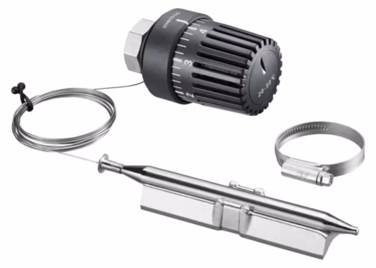 Termoregolatore Oventrop tubo capillare 2 m 50-80 °C