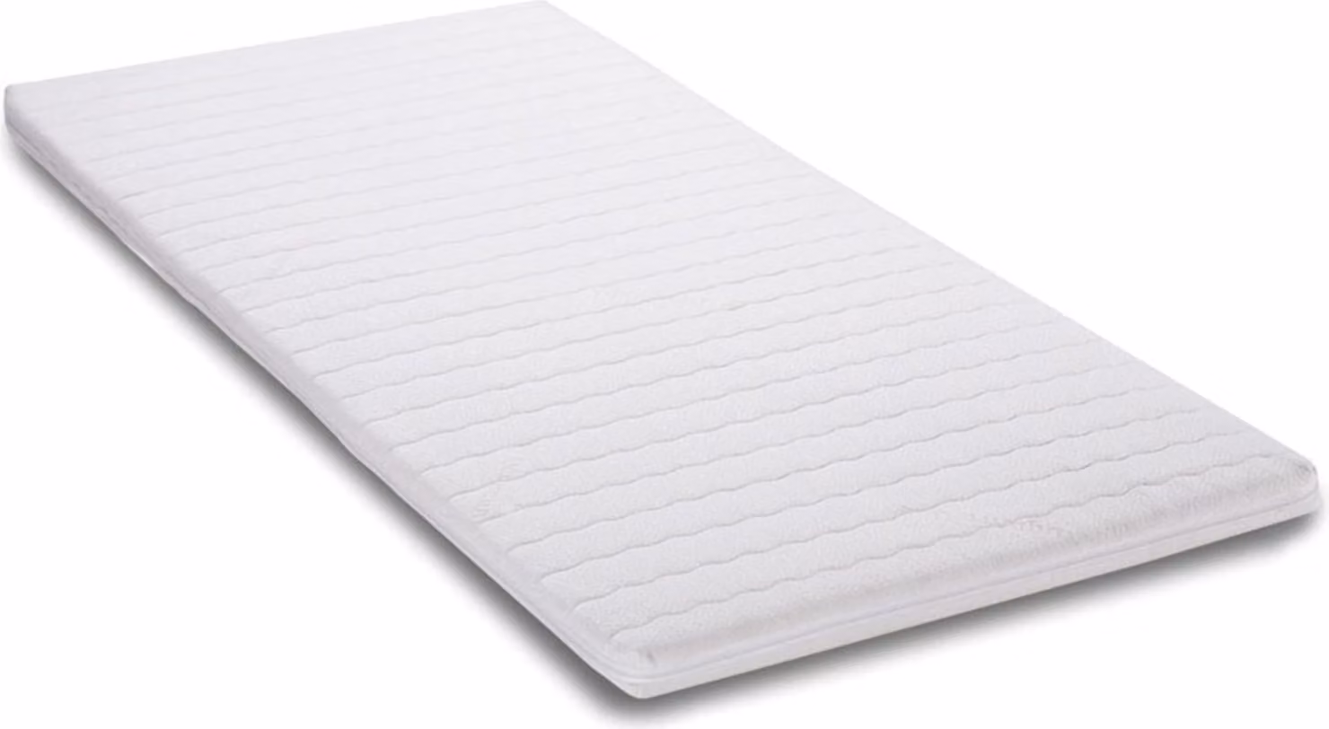7dreams® Coprimaterasso 140x200x4,5 cm Trapuntatura ondulata ÖKO-TEX Anallergico Nucleo in schiuma comfort Imbottitura extra spessa Elevato comfort durante il sonno Prodotto in Europa