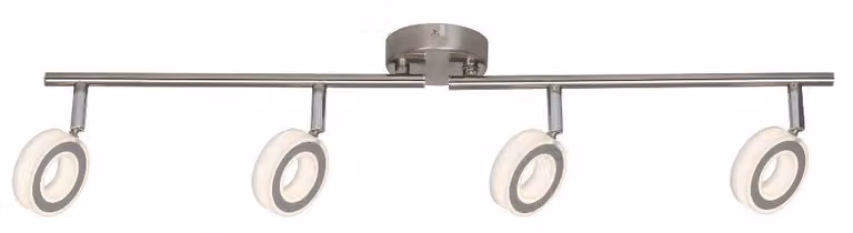 Lampada da soffitto moderna a LED 4x 4,5W colore cromo 5942 Zora Rabalux