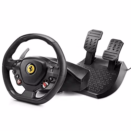 Thrustmaster T80 Ferrari 488 GTB Racing Steering Wheel Edition - PS4/PC - Autorizzato ufficialmente dalla Ferrari