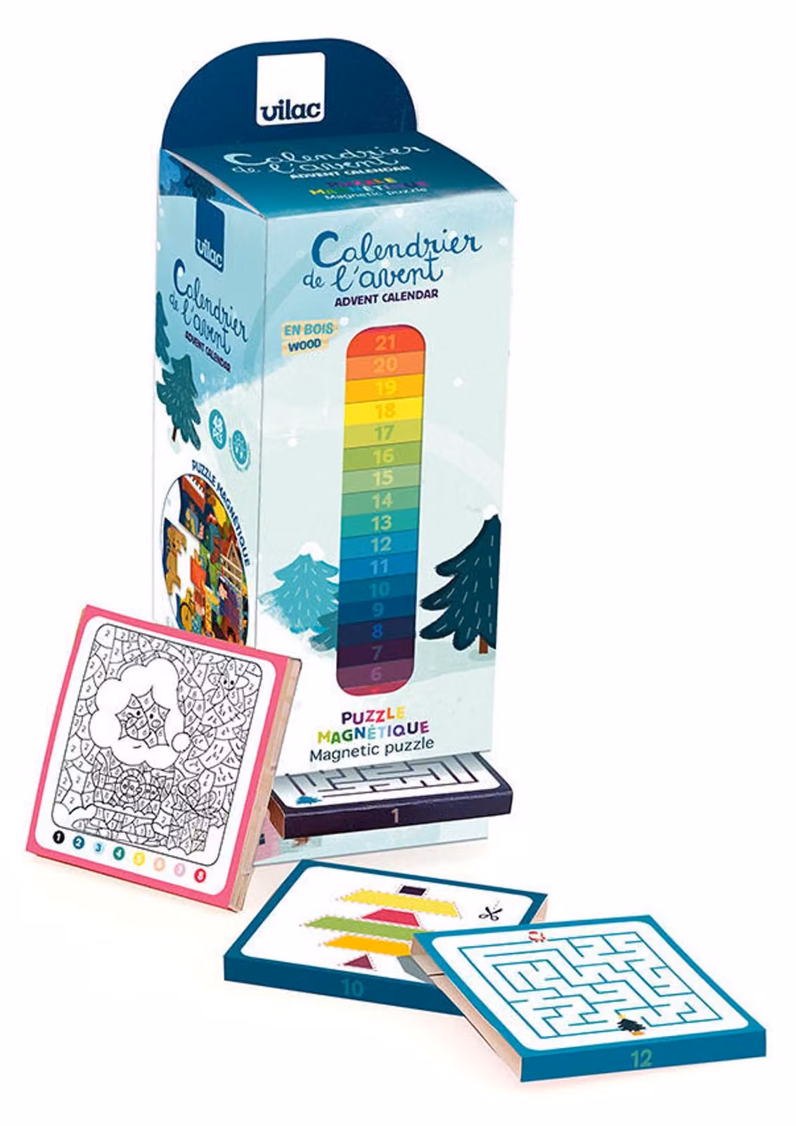Vilac 1225, puzzle, a parete, multicolore