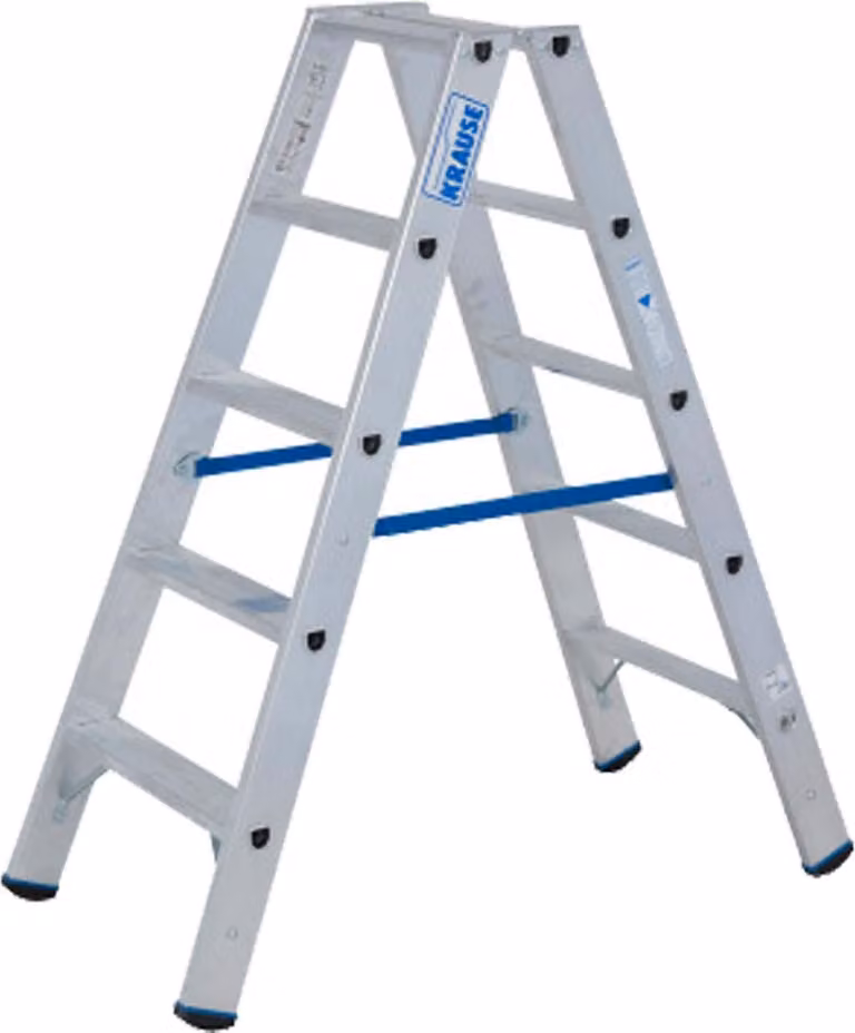 KRAUSE STABILO Professional Stufen-DoppelLeiter 2x5 Stufen
