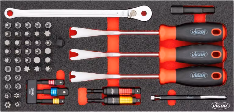 Set di utensili V5090 L x P x A: 393 mm x 188 mm x 35 mm