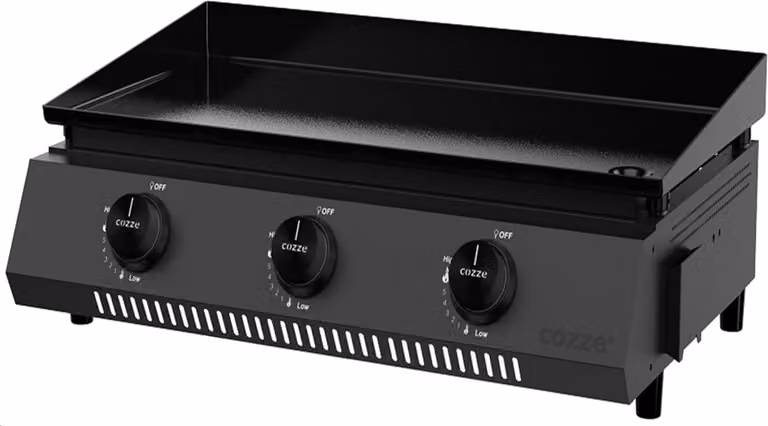 COZZE Plancha Grill Portatile G-700 con 3 bruciatori 50 mbar