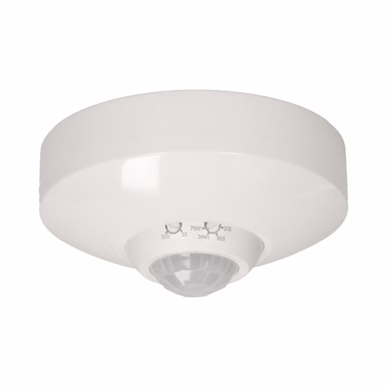 Rilevatore di movimento a 360 gradi IP20 800W bianco sensore regolabile