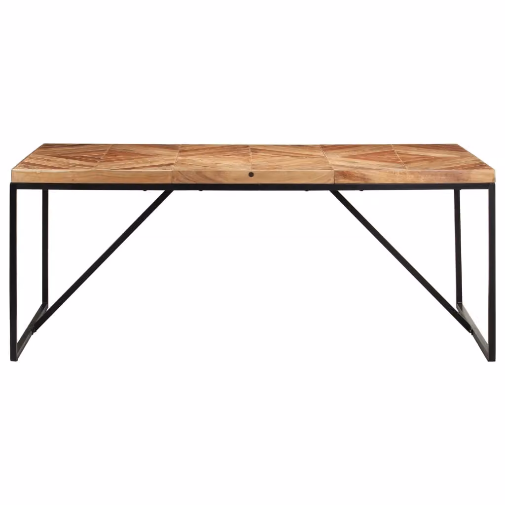 SYFAX™ Tavolo da Pranzo 180x90x76 cm Legno Massello di Acacia e Mango