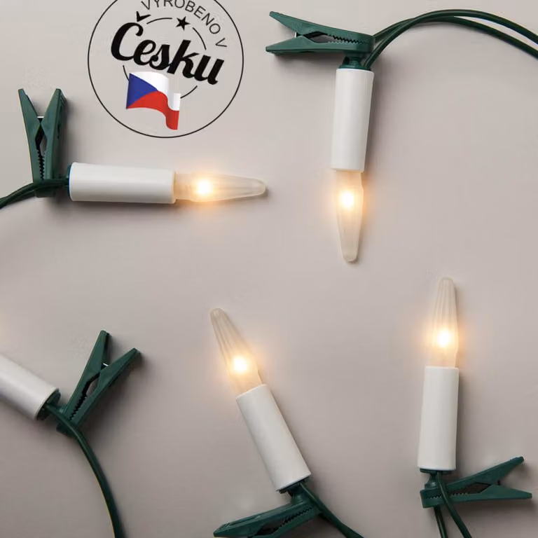 Set Exihand Asteria bianco SV-16, 16 lampadine da 14 V/0,1 A con attacco bianco