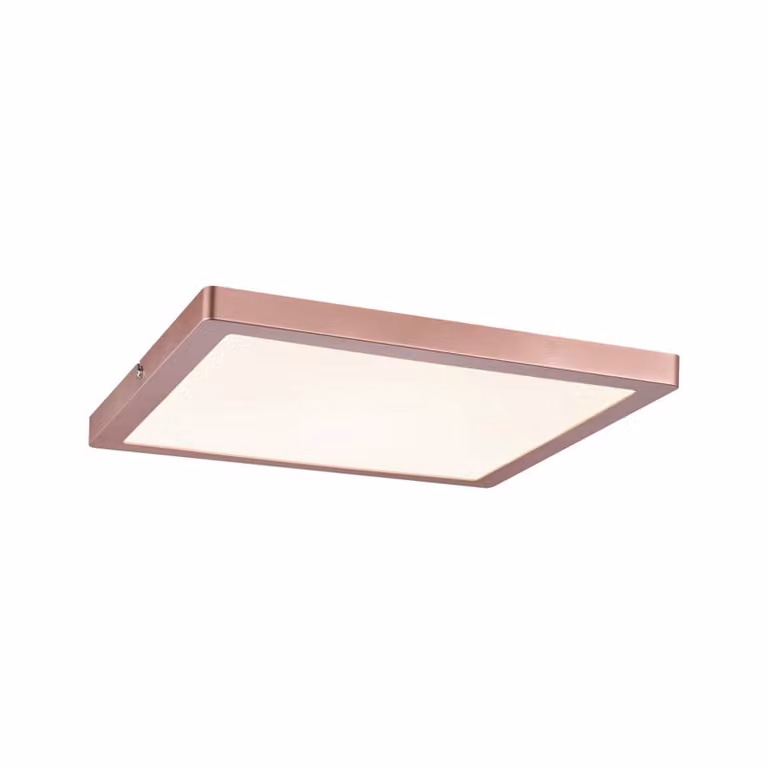 Pannello LED Paulmann WallCeiling Atria, 300x300 mm, 24W, color rosa oro, 230V, plastica