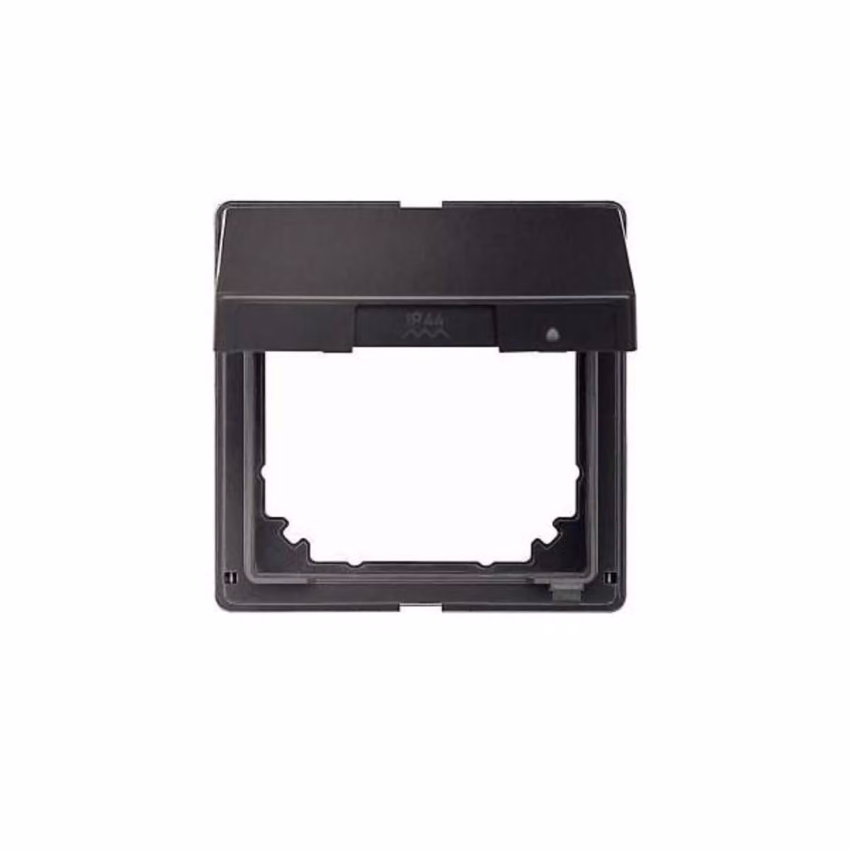 Anello distanziatore con coperchio ribaltabile, antracite, AQUADESIGN