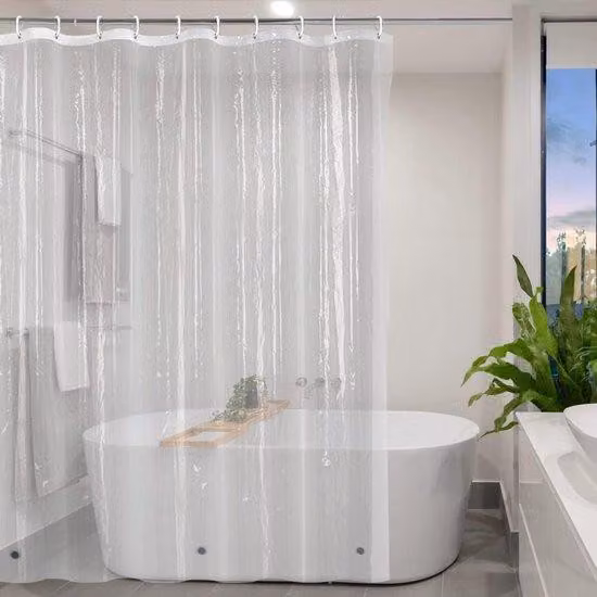 Tenda doccia trasparente impermeabile 120x200 cm