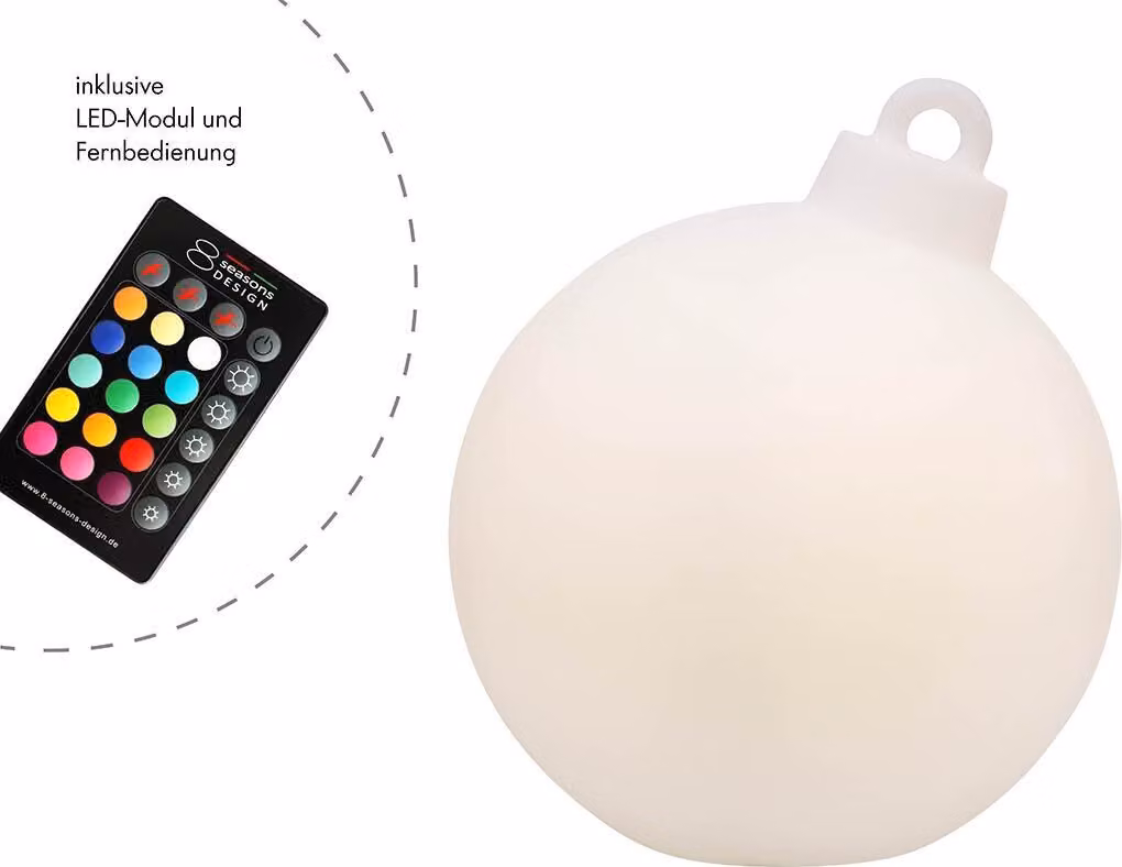 Guaina natalizia a LED da 33 cm RGB con telecomando