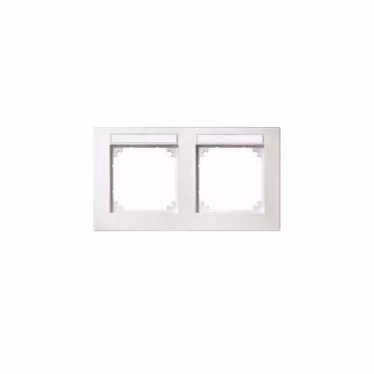 Cornice M-PLAN, con doppia superficie scrivibile, montaggio orizzontale, bianco polare