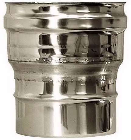 Raccordo caldaia canna fumaria DN 600 tubo acciaio inox 316