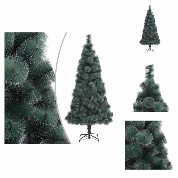 vidaXL Albero di Natale artificiale con supporto verde 120 cm PET - Alberi di Natale