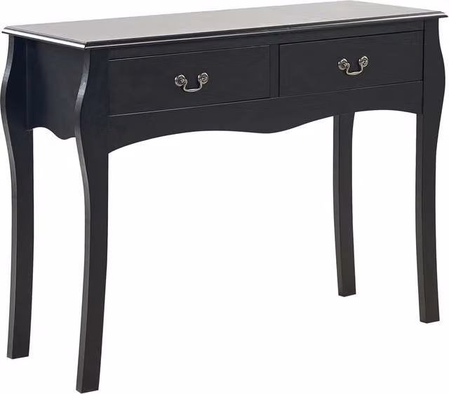 Consolle Beliani in Legno Nero con Design Classico per Soggiorno o Ingresso L 100 cm