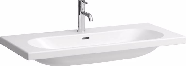 LAUFEN LUA lavabo, 3 trous pour robinet, avec trop-plein, 1000x460mm, 4, H8100894001081, H8100894001081