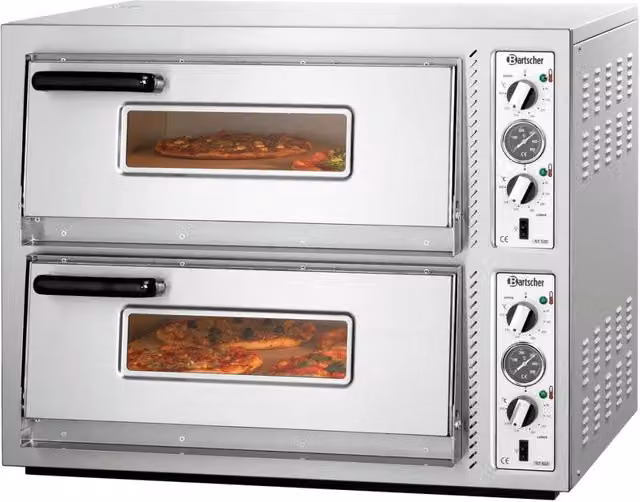 Forno per pizza elettrico a camera Bartscher NT 622 in acciaio inox color argento
