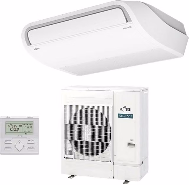 Condizionatore Fujitsu Serie KR ECO Mobile Split Bianco con Wi-Fi Opzionale e App Control 45000 Btu ABEG45KRTA R-32 Trifase
