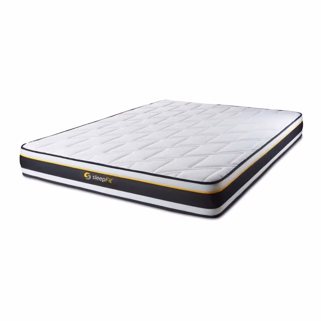 Materasso matrimoniale Sleepfit SOFT in foam HD bianco, H 19 cm, L 150 cm x P 195 cm – 2