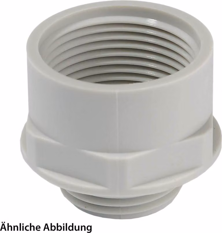 WISKA Adattatore-raccordo intermedio PG/M da PG21x1,588 a M20x1,5 esagono alto poliammide (PA) filettatura di collegamento 12,0 mm - 1