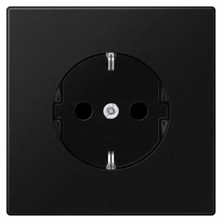 JUNG LS 1520 SWM Presa di tipo F Nero (LS1520SWM)