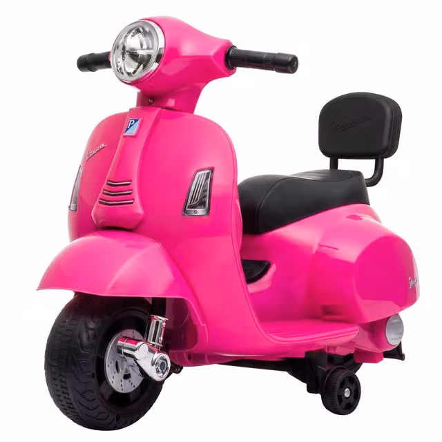 Moto Elettrica per Bambini AIYAPLAY MINI VESPA GTS 6V Rosa