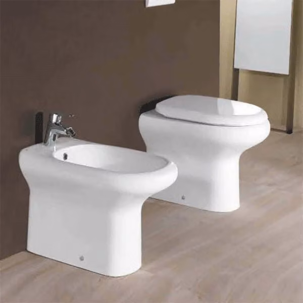 Sanitari filo muro Compact Rak Ceramics: WC, Bidet, Copriwater Bianco