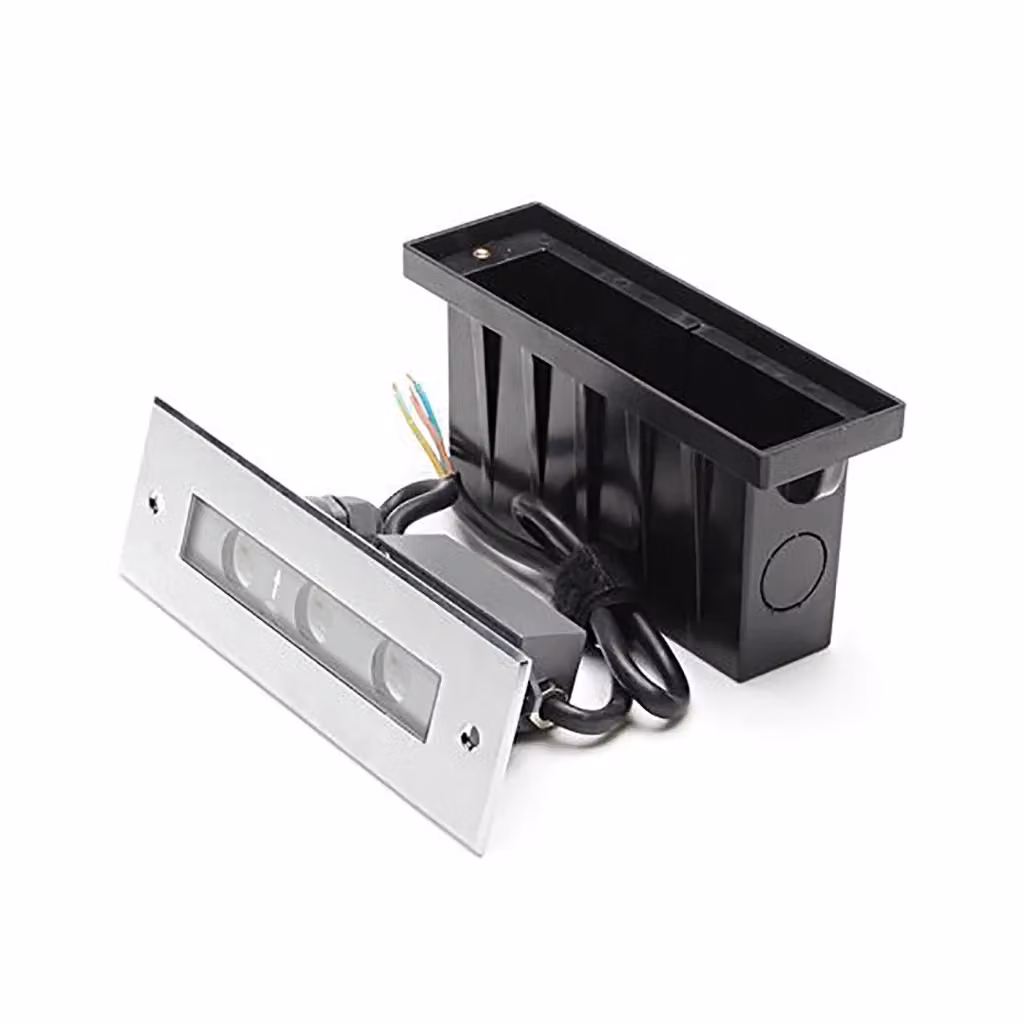 Faretto LED da incasso per terreno DEKO-LIGHT color argento, luce bianca calda, IP67, forma rettangolare – 2
