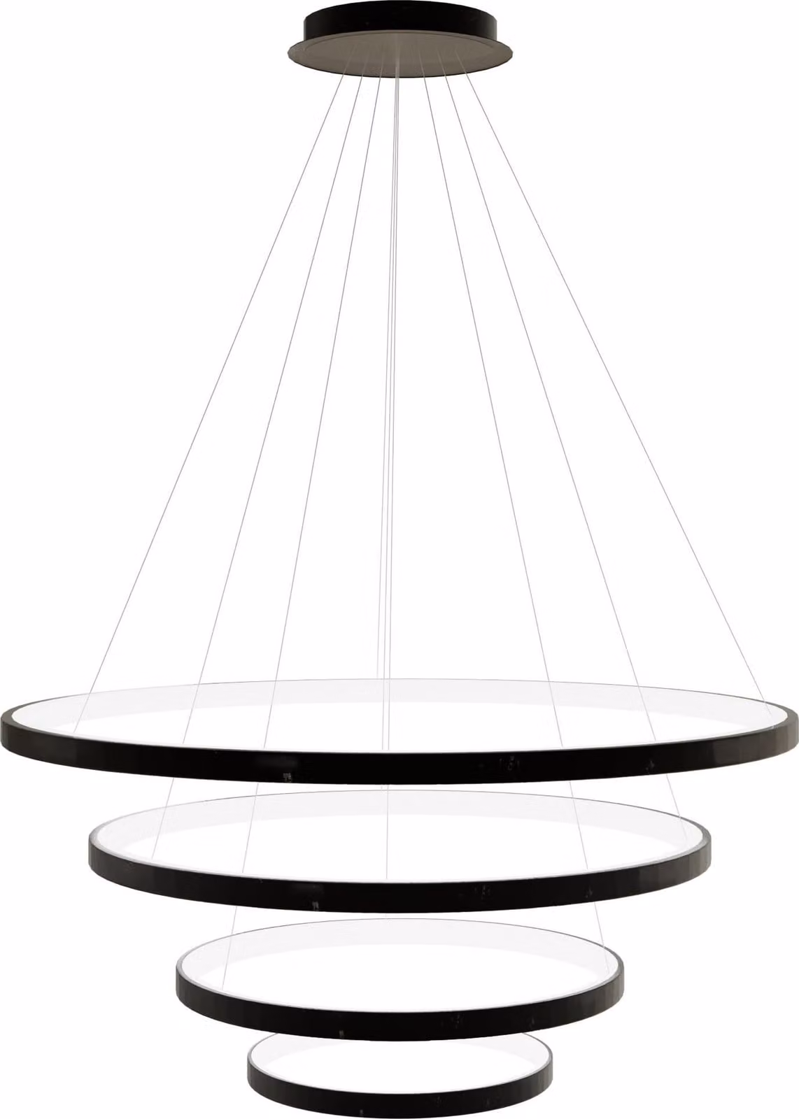 Lampada A Sospensione Toolight Lhj014-Cp4 Black Black