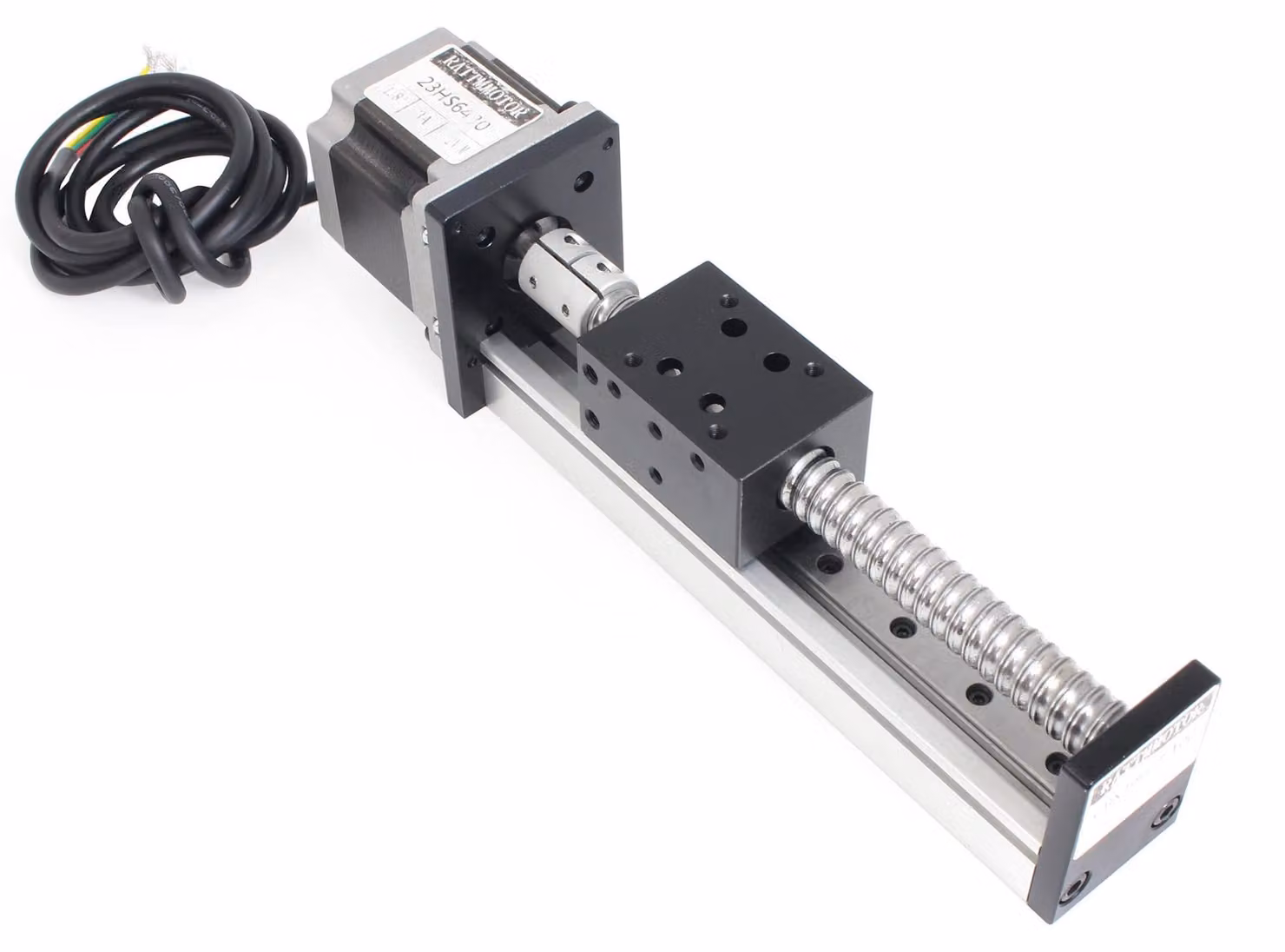 Guida lineare CNC da 200 mm con motore passo-passo