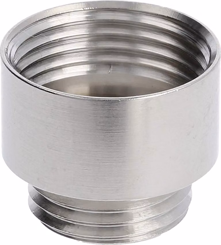WISKA Estensione PG/PG da PG9x1,41 a PG11x1,41 MER-09/11 rotonda ottone (CuZn) nichelata filettatura di collegamento 6,0 mm - 1