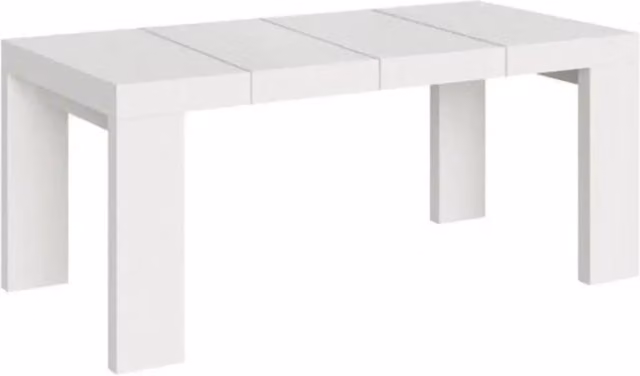 Tavolo allungabile 130/234x90 cm Roxell Premium colore bianco frassino
