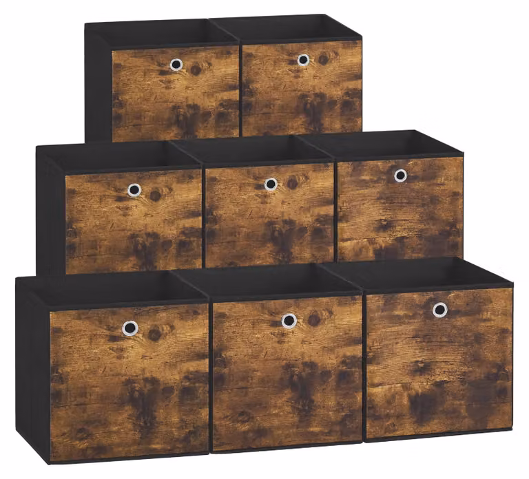 Set di 8 scatole pieghevoli in stile vintage - 777RFB830B01