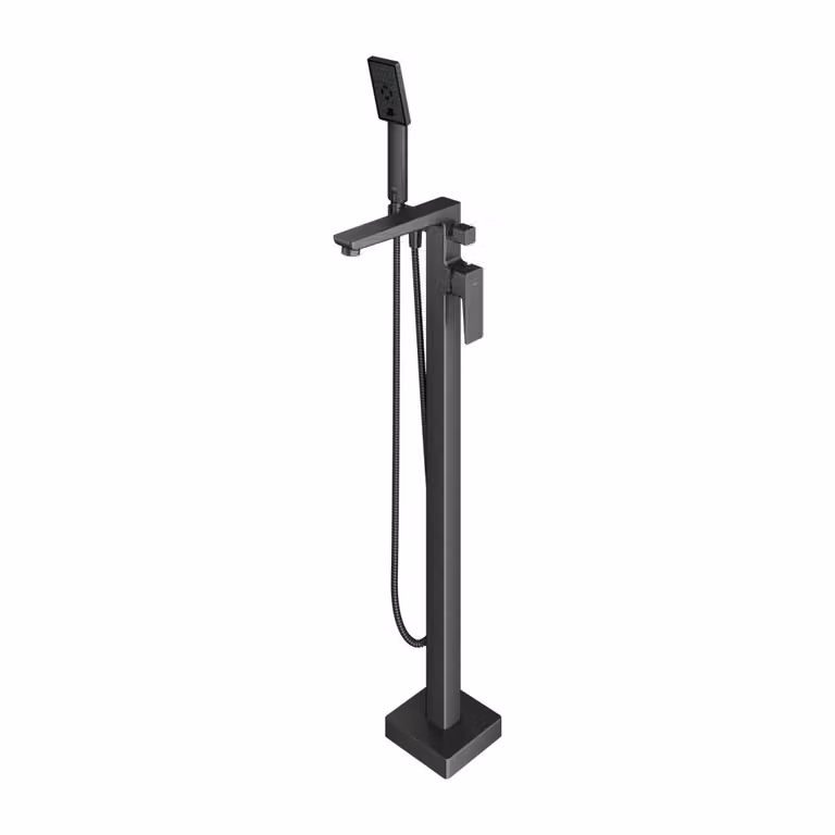 Omnires PARMA PM7433GR Miscelatore vasca a pavimento, grafite