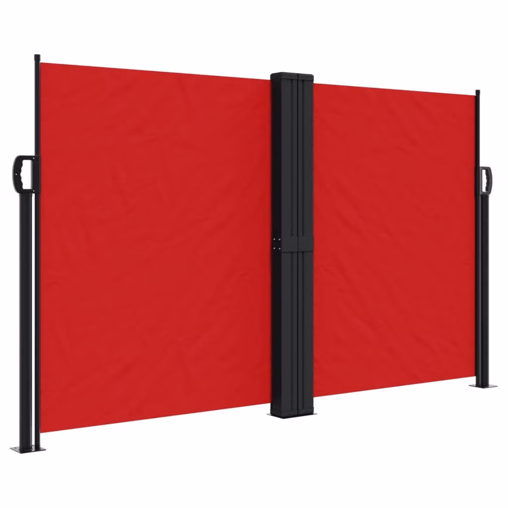 Tenda Laterale Retrattile Rossa 140x1200 cm