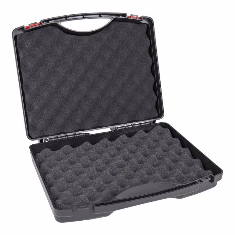 STIER valigetta in plastica PP con inserto in schiuma Valigetta in plastica PP con inserto in schiuma 230 x 180 x 45 mm, valigetta per utensili, valigetta per attrezzature vuota, valigetta per il trasporto