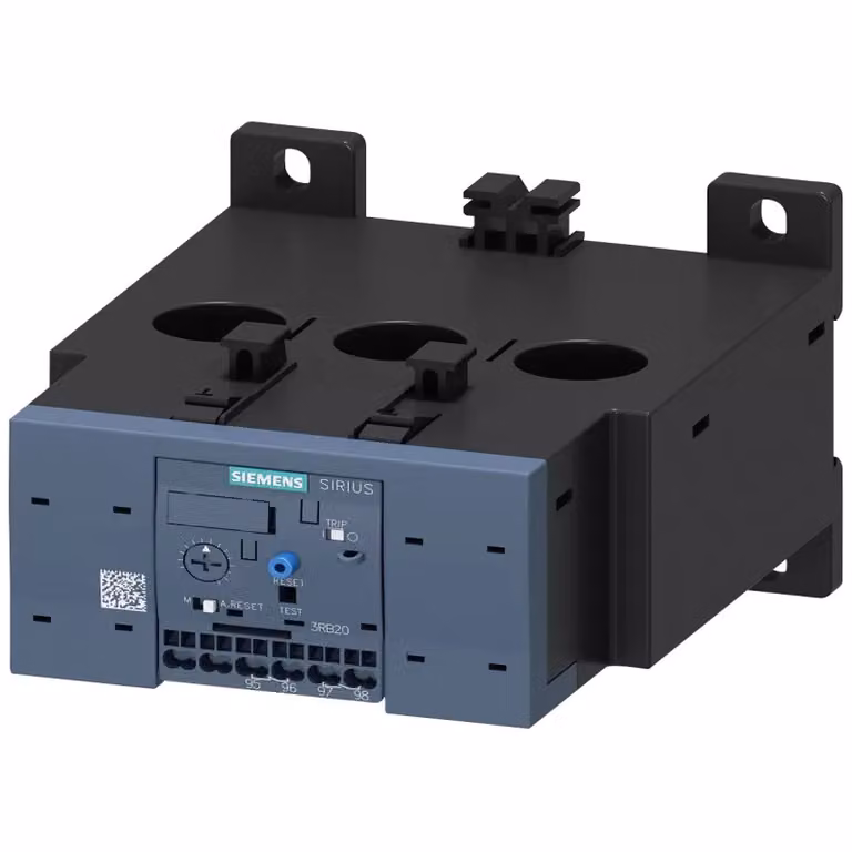 Relè di sovraccarico Siemens, 50-200 A, per protezione motori, S6, CLASSE 20, ripristino manuale-automatico 3RB20562FX2