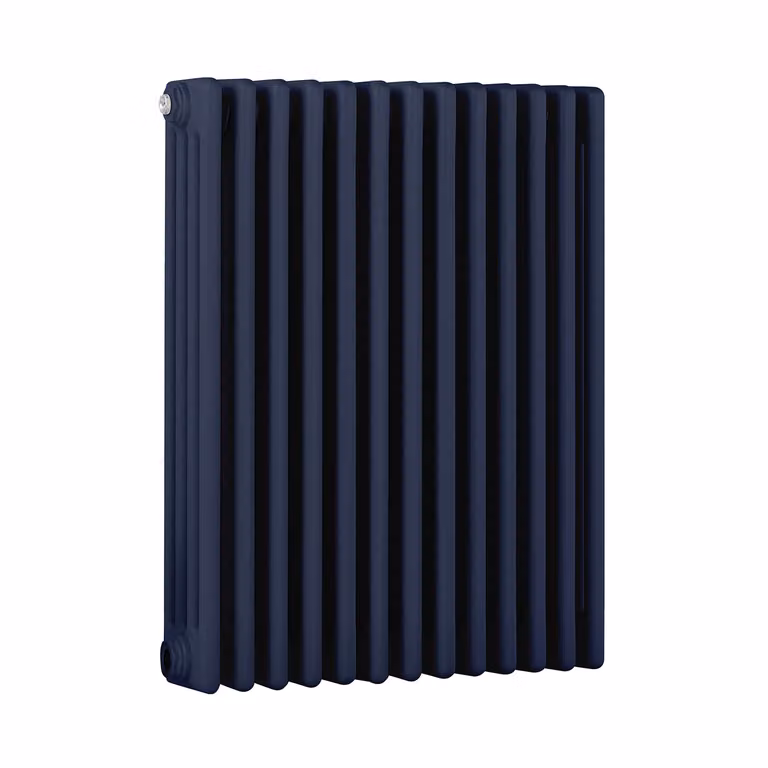 Radiatore Orizzontale a Colonne (4 Colonne) 750mm x 605mm - Blu (Deep Sea Blu) - Regent