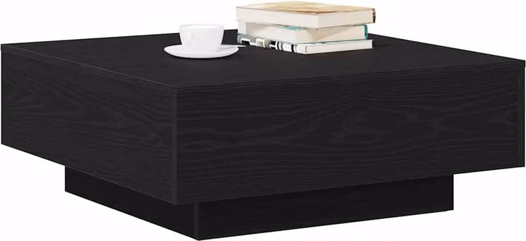 Tavolino da salotto Rovere Nero 80 x 80 x 31 cm