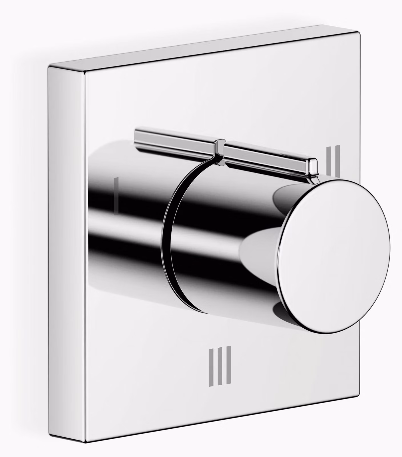 Dornbracht IMO inverseur encastré trois voies, rosace carrée 60x60mm, 36210980-00, 36210980-00