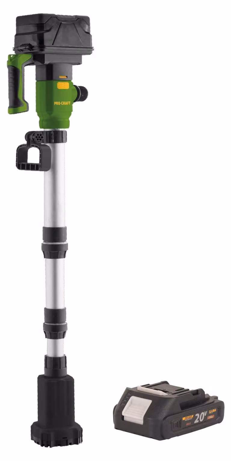 Procraft CPN20bb Pompa sommersa a batteria 20 V 2725 l/h + 1x batteria 2,0 Ah - senza caricabatterie