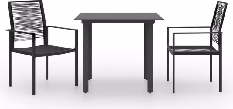 Maison Exclusive - Set da pranzo da giardino a 3 pezzi