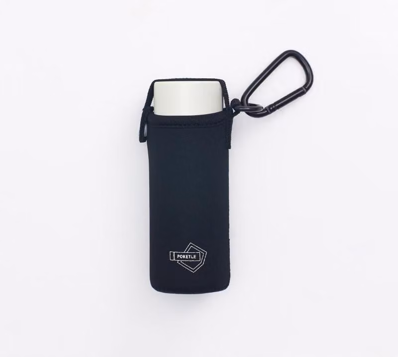 Thermos POKETLE 120 ml tazza tascabile termica - nero
