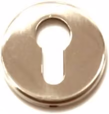 Bocchetta per foro chiave Yale MILENA in ottone satinato 45mm