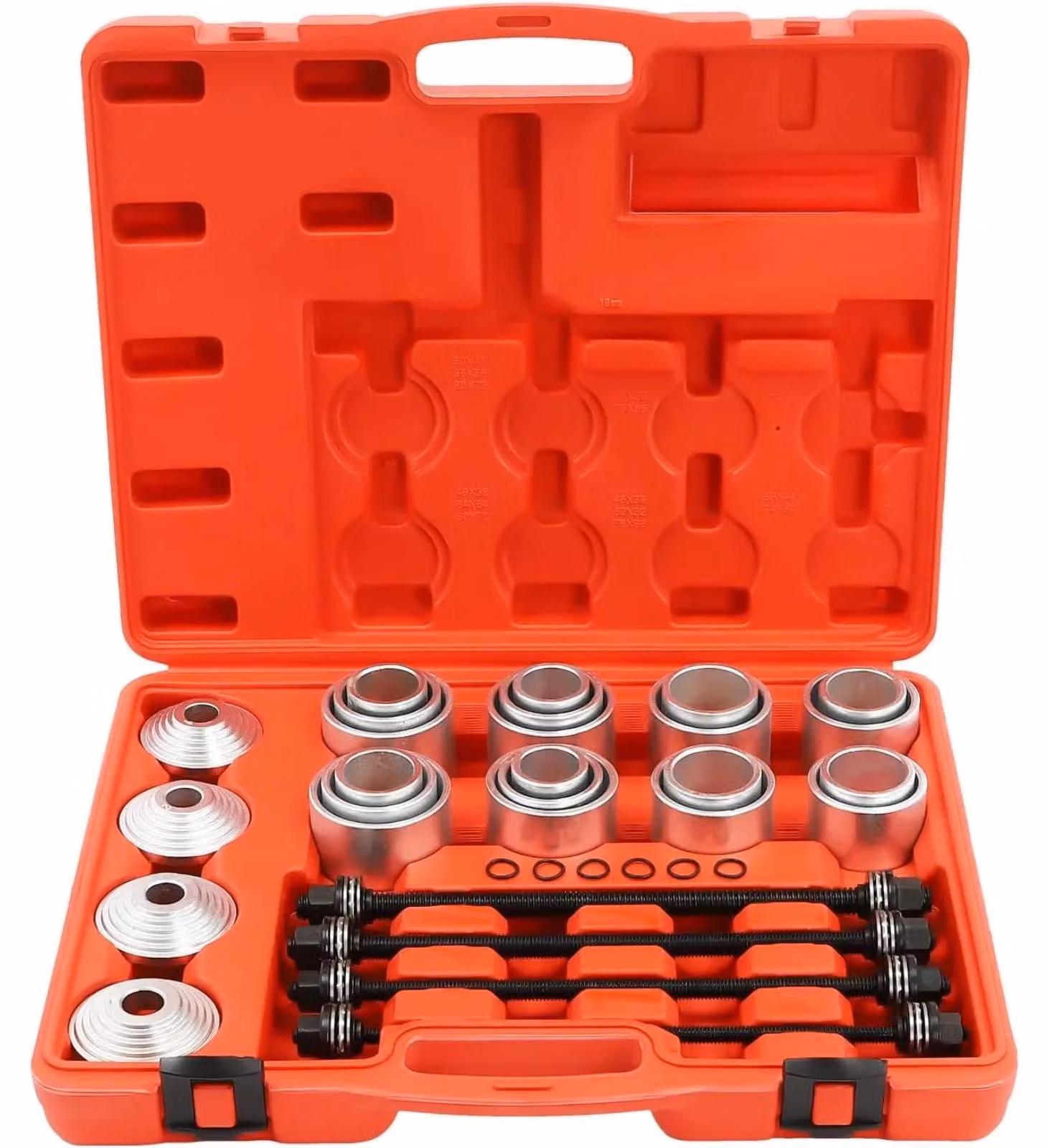 Set di strumenti per la sostituzione dei supporti in gomma - Kit di utensili - Acciaio al carbonio 45# - Per la manutenzione di veicoli - Adatto per officine e uso domestico