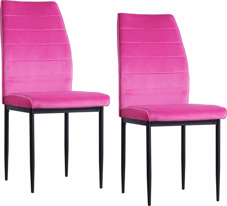 Sedia Madison Velvet Pink