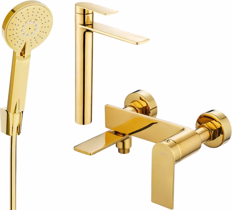 Mexen Zero R40 set da bagno, oro - 71113R40-50