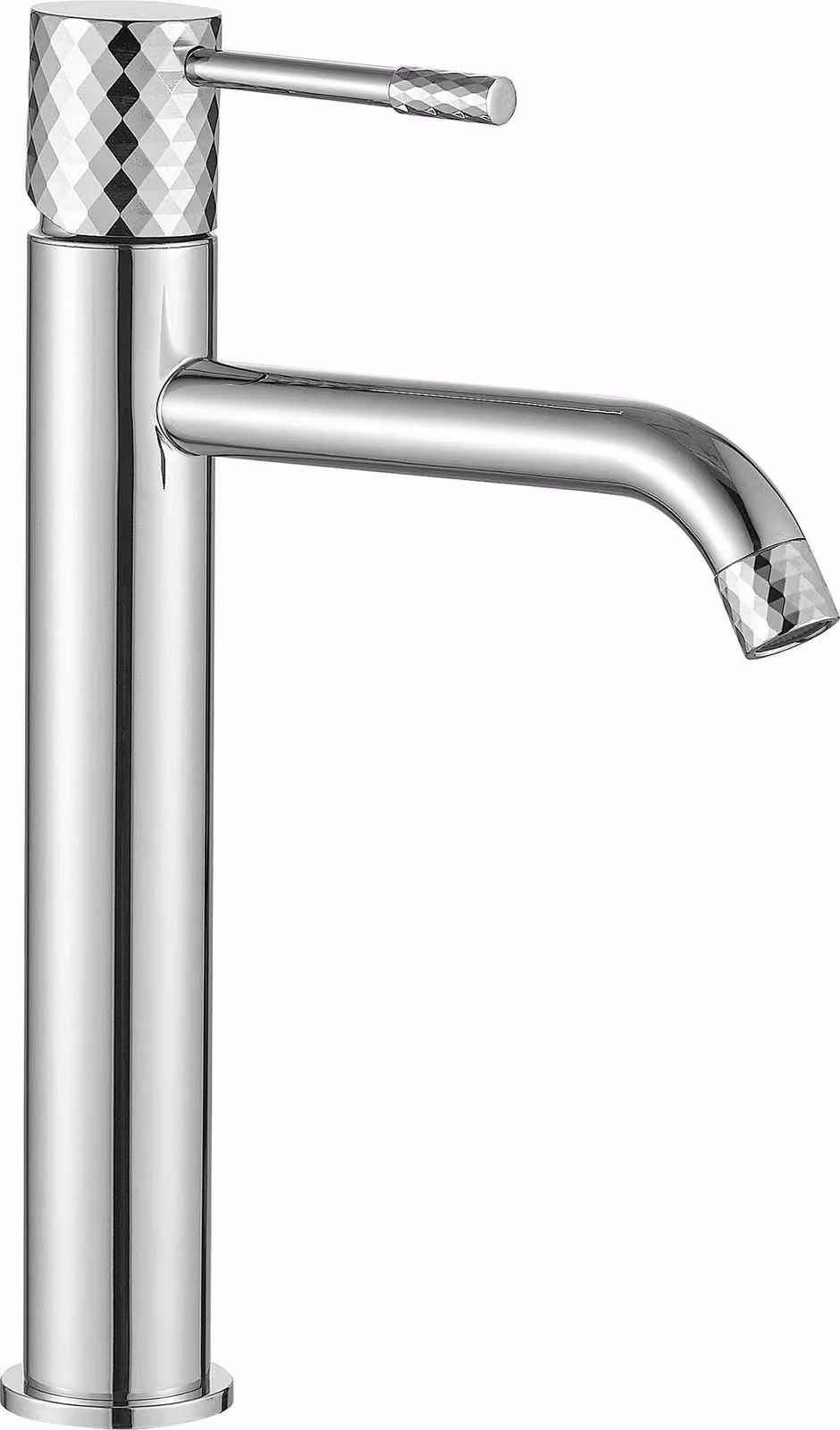 Rubinetto Per Lavabo Rea Lungo Diamond Chrome High