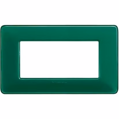 Bticino Matix, placca a 4 moduli, colore verde (AM4804CVS)