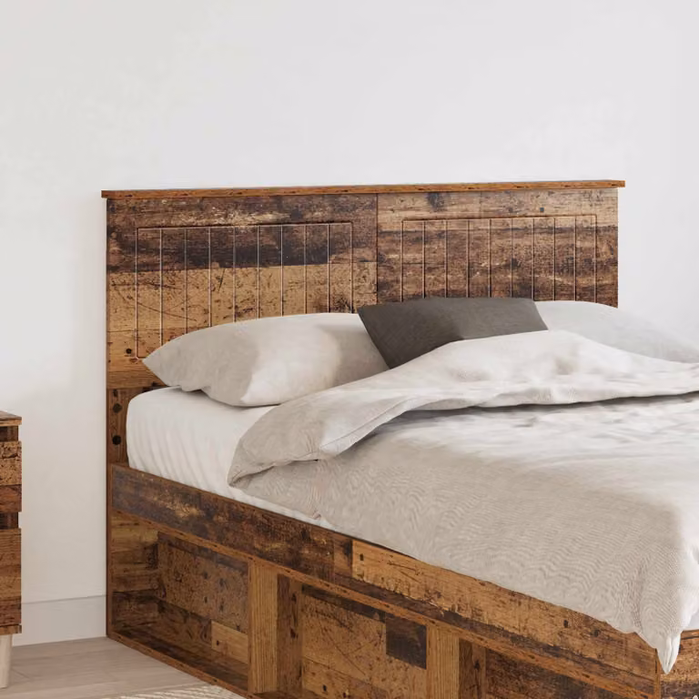 Testiera per letto moderna vidaXL in legno ingegnerizzato color marrone